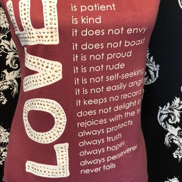 🍀 NWT! Pretty Love Tank W/Heart Key Necklace! - Picture 4 of 7